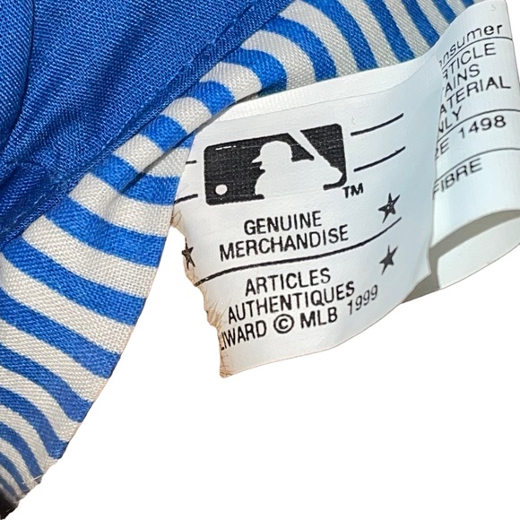 Vintage MLB Toronto Blue Jays 1999 13" Teddy Bear w/ Leather Cap RARE HTF. - Picture 4 of 10